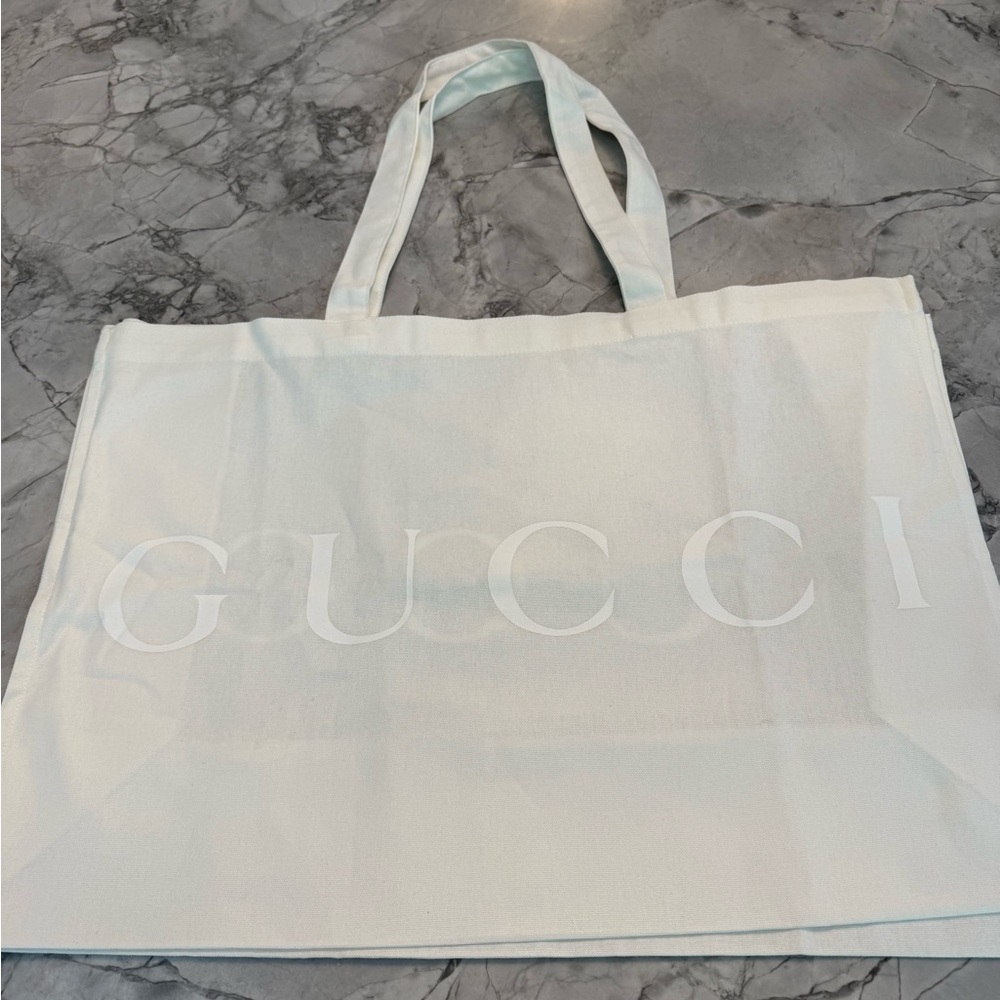 ✨GUCCI Large Cotton Tote 22”x15.5”x8” NEW✨